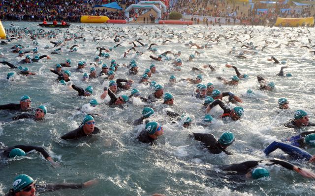 How to improve your open-water swimming in triathlons