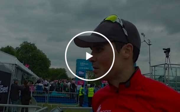 Post-race video interview with Javier Gomez at WTS London 2014