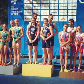 Gold for Great Britain at the inaugural World Junior/U23 Mixed Relay Champs