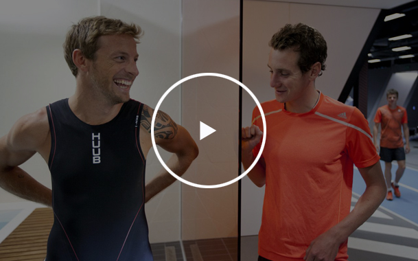 Video: Jenson Button vs. Alistair and Jonny Brownlee