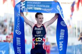 Ali Brownlee back ITU racing this weekend