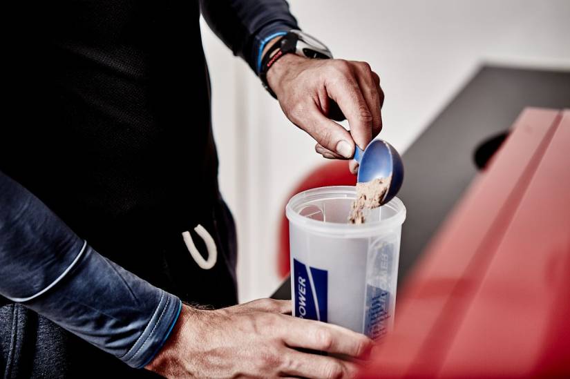 What type of protein is best for triathlon recovery?
