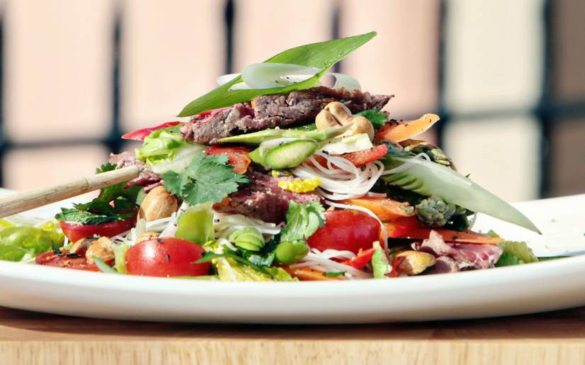 Thai beef noodle salad recipe