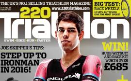 February issue of 220 Triathlon now on sale