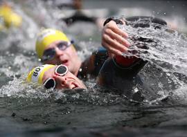 Landmark finisher of Eton SuperSprints triathlon wins valuable prize