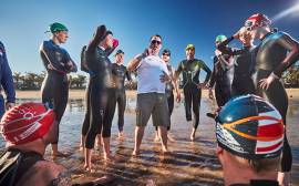 In pictures: GB paratriathletes in training ahead of Rio