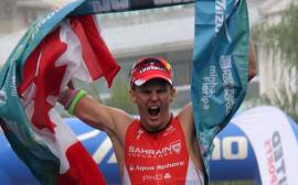 McMahon almost breaks Ironman record at South American champs