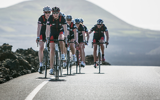 GB paratriathlon squad: the women