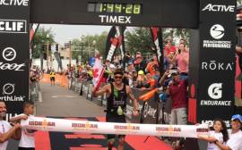Lionel Sanders sets new Ironman record at IM Arizona