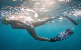 Swimming with fins: what’s the difference between long and short fins?