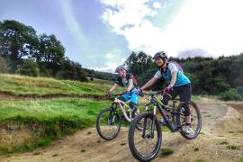 Off-road bike skills with flexibility and strength training weekends