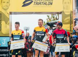 Jonny Brownlee takes second behind Blummenfelt at Super League Triathlon