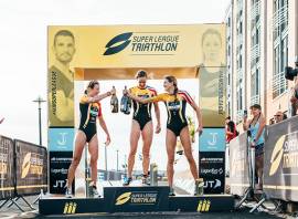 Katie Zaferes crowned Super League Triathlon queen of Jersey