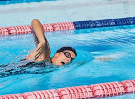 Swim breathing drills for front crawl