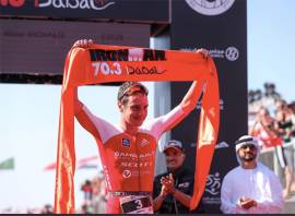 Ali Brownlee wins Ironman 70.3 in dominating style