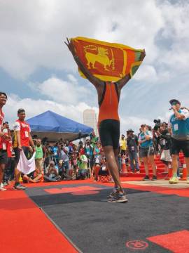 Inaugural Ironman 70.3 Colombo sees athletes competing from 63 countries