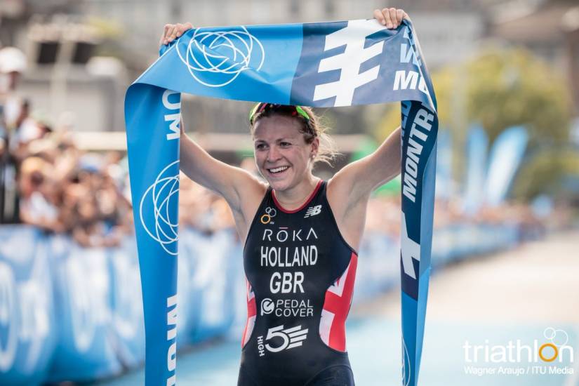 Vicky Holland wins Montreal World Tri Series race