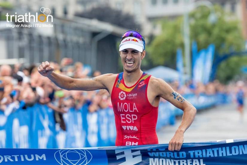 Mario Mola wins his fourth WTS of 2018 in Montreal