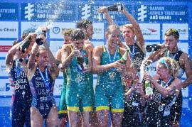 Aussies win Abu Dhabi mixed relay as Britain finish seventh