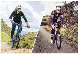 What’s the difference between a road bike and a mountain bike?