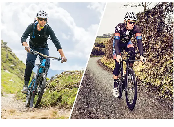 What’s the difference between a road bike and a mountain bike?