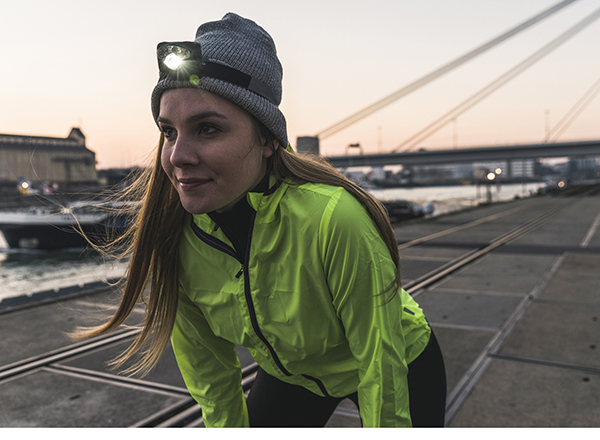 running headtorch