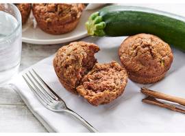 Courgette and cinnamon muffins recipe