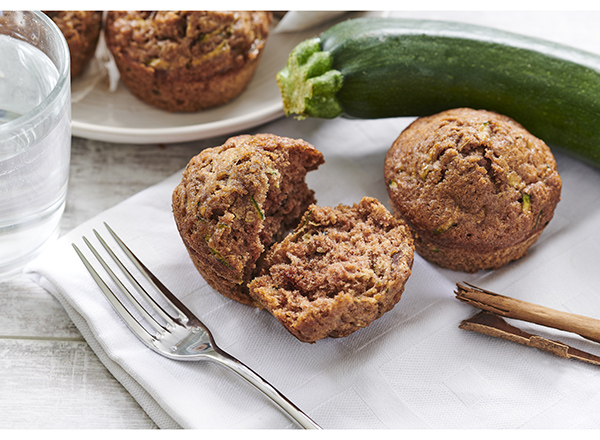 Courgette and cinnamon muffins recipe