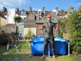 220’s ‘garden half-Ironman’ raises over £2,700 for NHS