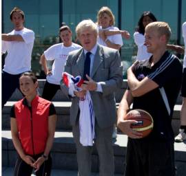 Boris meets London triathletes