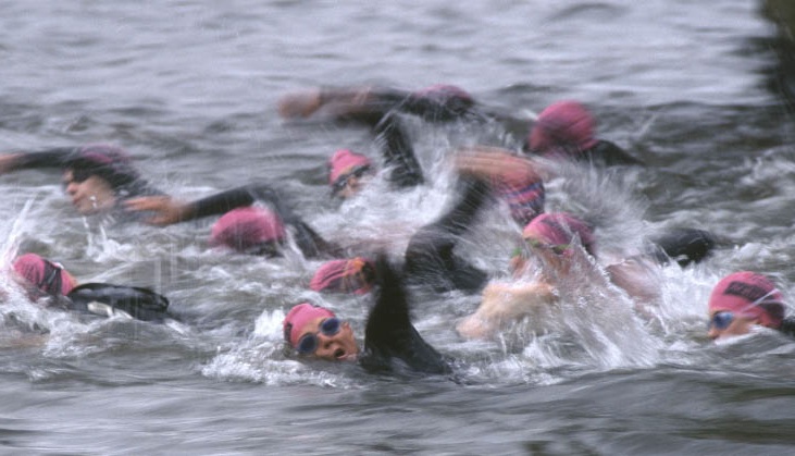 Open water swim: Crowd control tips