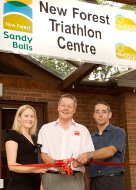 Sandy Balls launches its new Triathlon Centre