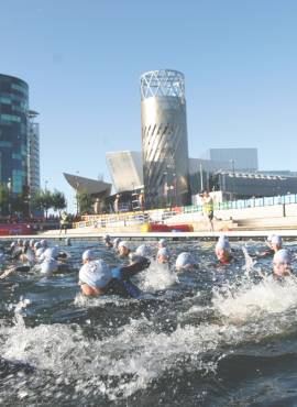British Aquathlon Championships at Salford Quays