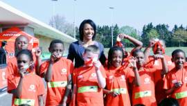 Dame Kelly attends Corus Kids of Steel