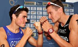 Gomez and Frodeno duke it out