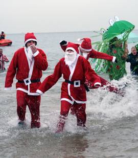 Santas, make a splash – and help save lives
