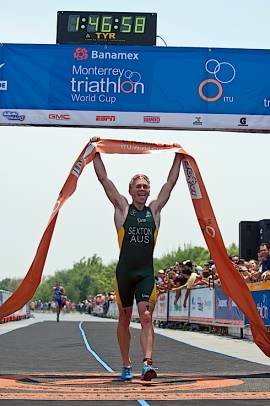 Brendan Sexton wins first ITU World Cup title
