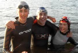 Evening aquathlon series