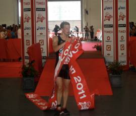 Nicholls breaks through