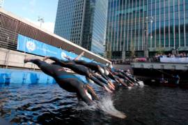 GE Canary Wharf Triathlon brings world-class racing to the centre of London