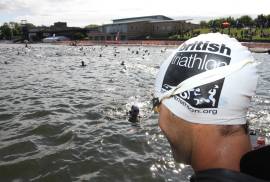 Nottingham Tri race action
