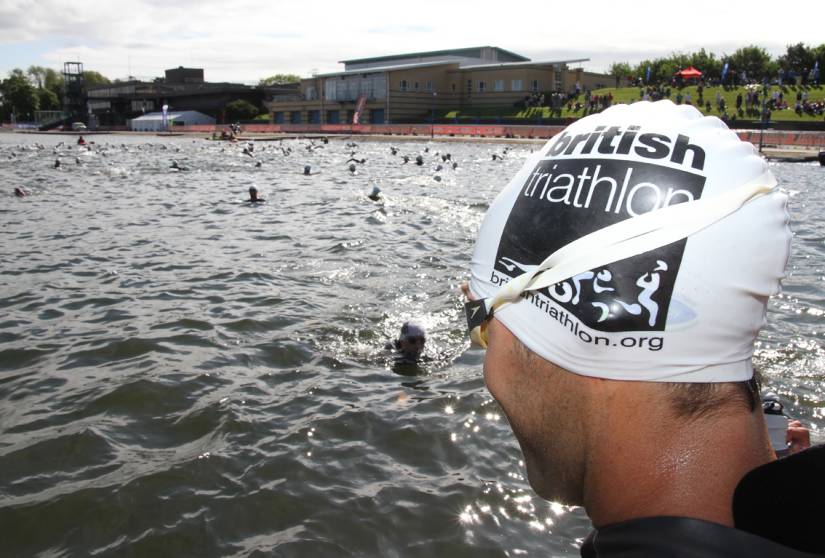 Nottingham Tri race action