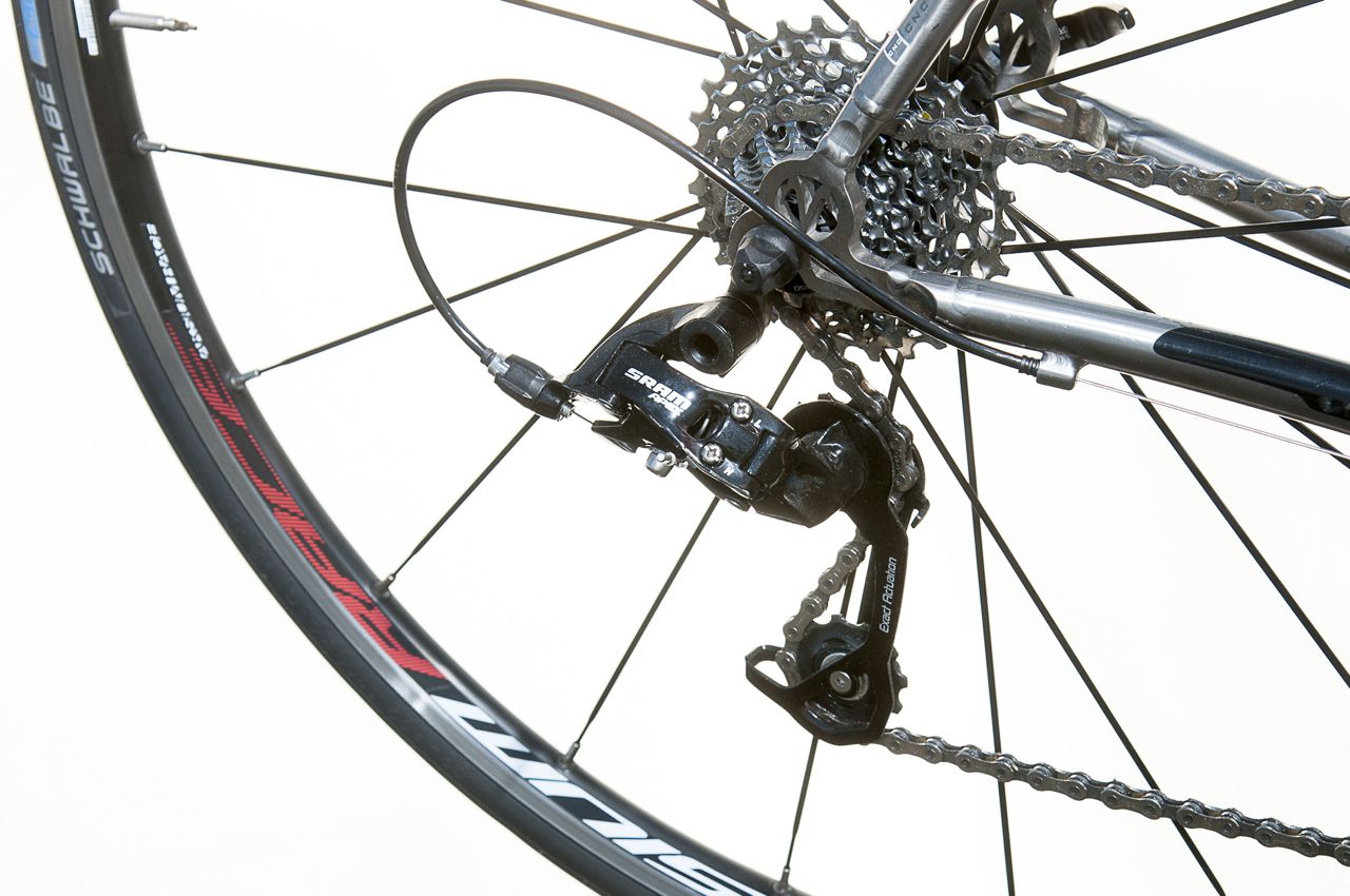 SRAM Apex groupset on Van Nicholas road bike
