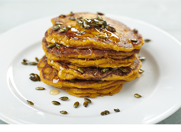 Vegan pumpkin pancakes recipe