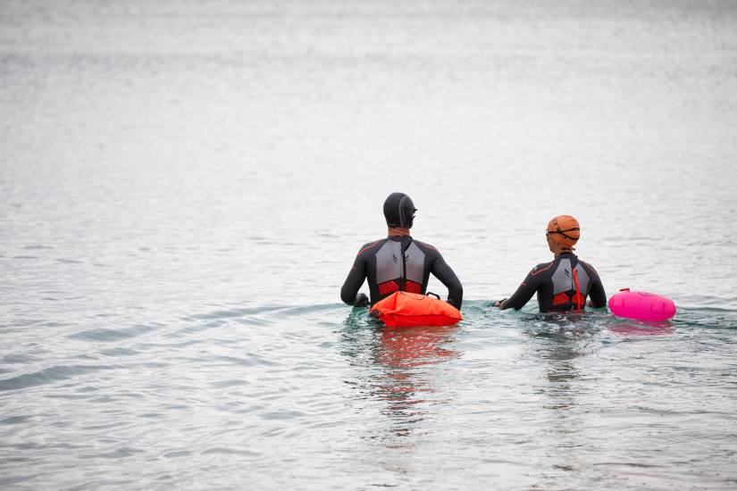 How to swim safely in open water this winter