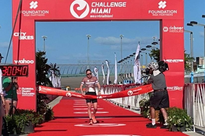 Jan Frodeno and Jodie Stimpson win in Miami