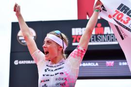 Lucy Charles-Barclay and George Goodwin crowned Ironman 70.3 European champions