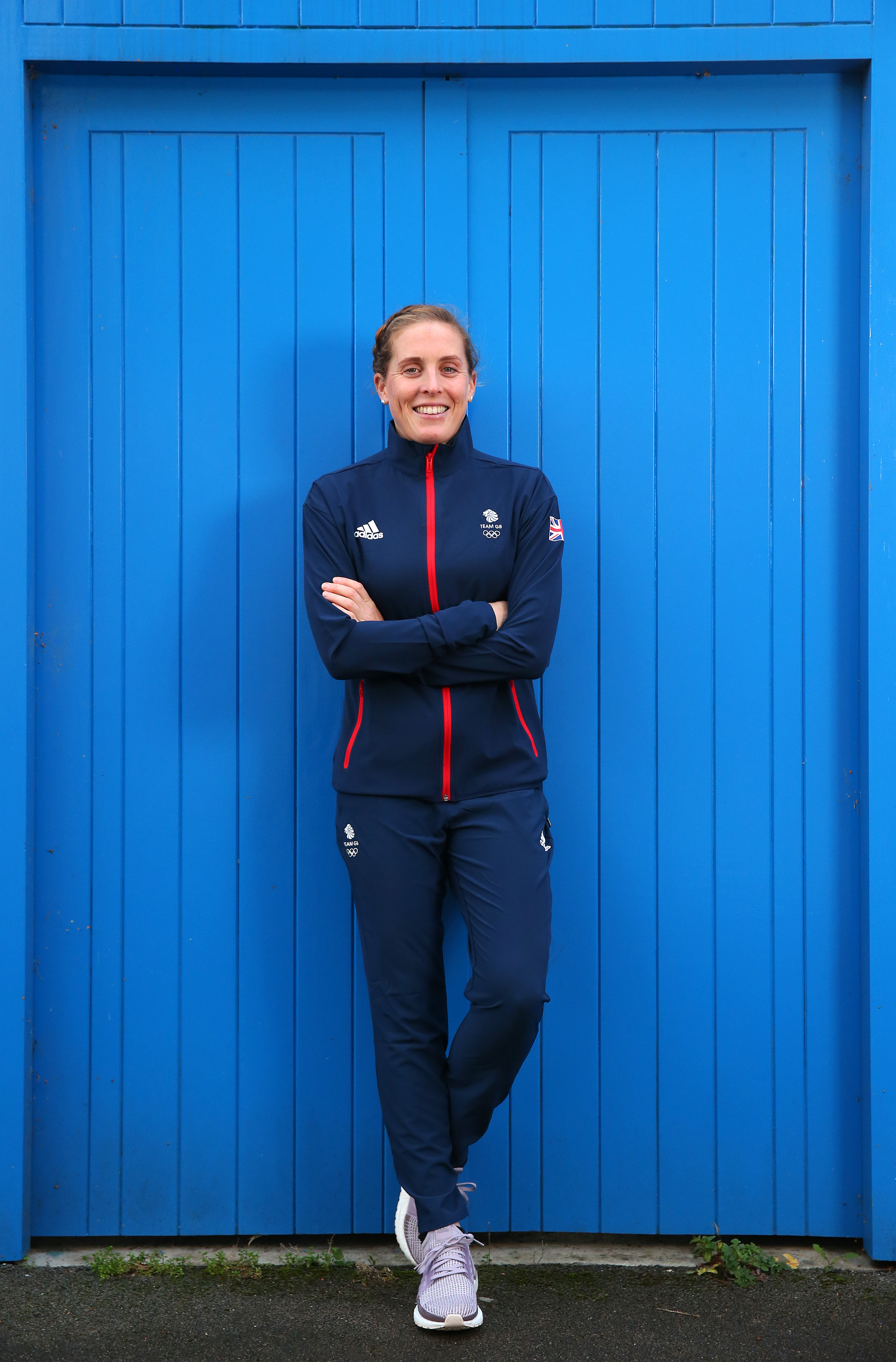 Team GB Triathlete Announcement - Jess Learmonth & Georgia Taylor-Brown LEEDS, ENGLAND - NOVEMBER 02: Jess Learmonth of Great Britain poses for a photo to mark the official announcement of the triathletes selected to Team GB for the Tokyo 2020 Olympic Games on November 02, 2020 in Leeds, England. (Photo by Alex Livesey/Getty Images for British Olympic Association)