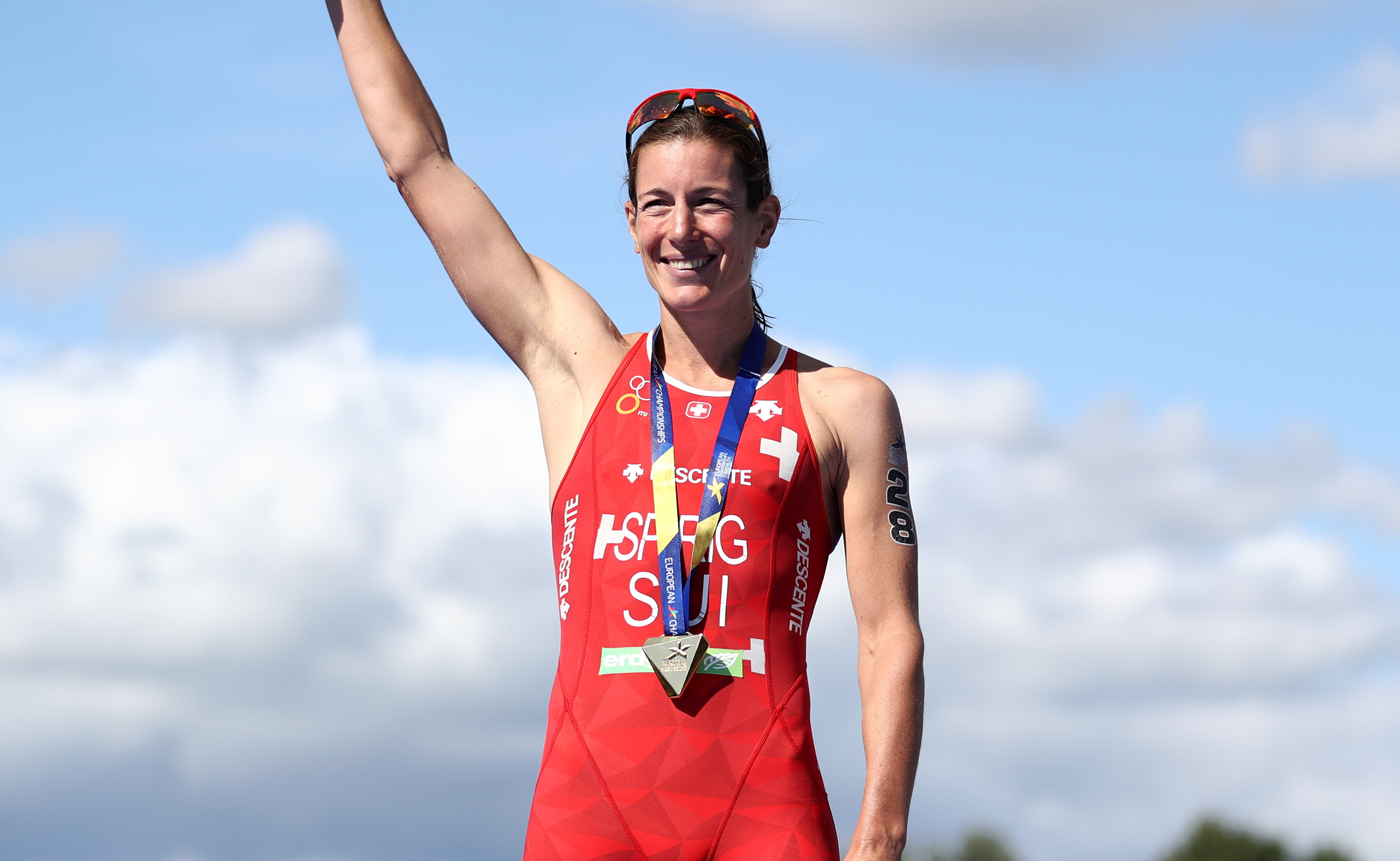 Triathlon - European Championships Glasgow 2018: Day Eight Nicola Spirig at the 2018 European Championships in Glasgow. Getty Images.