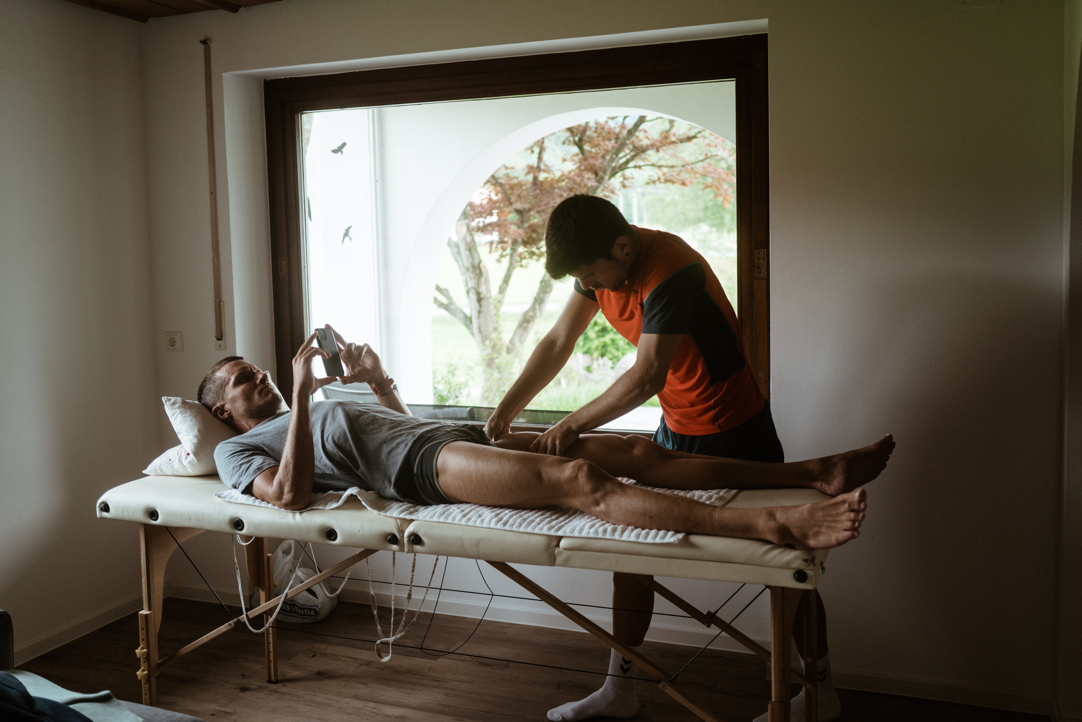 Fine-tuning those last niggles before the big race, it's relax-mode for Jan.